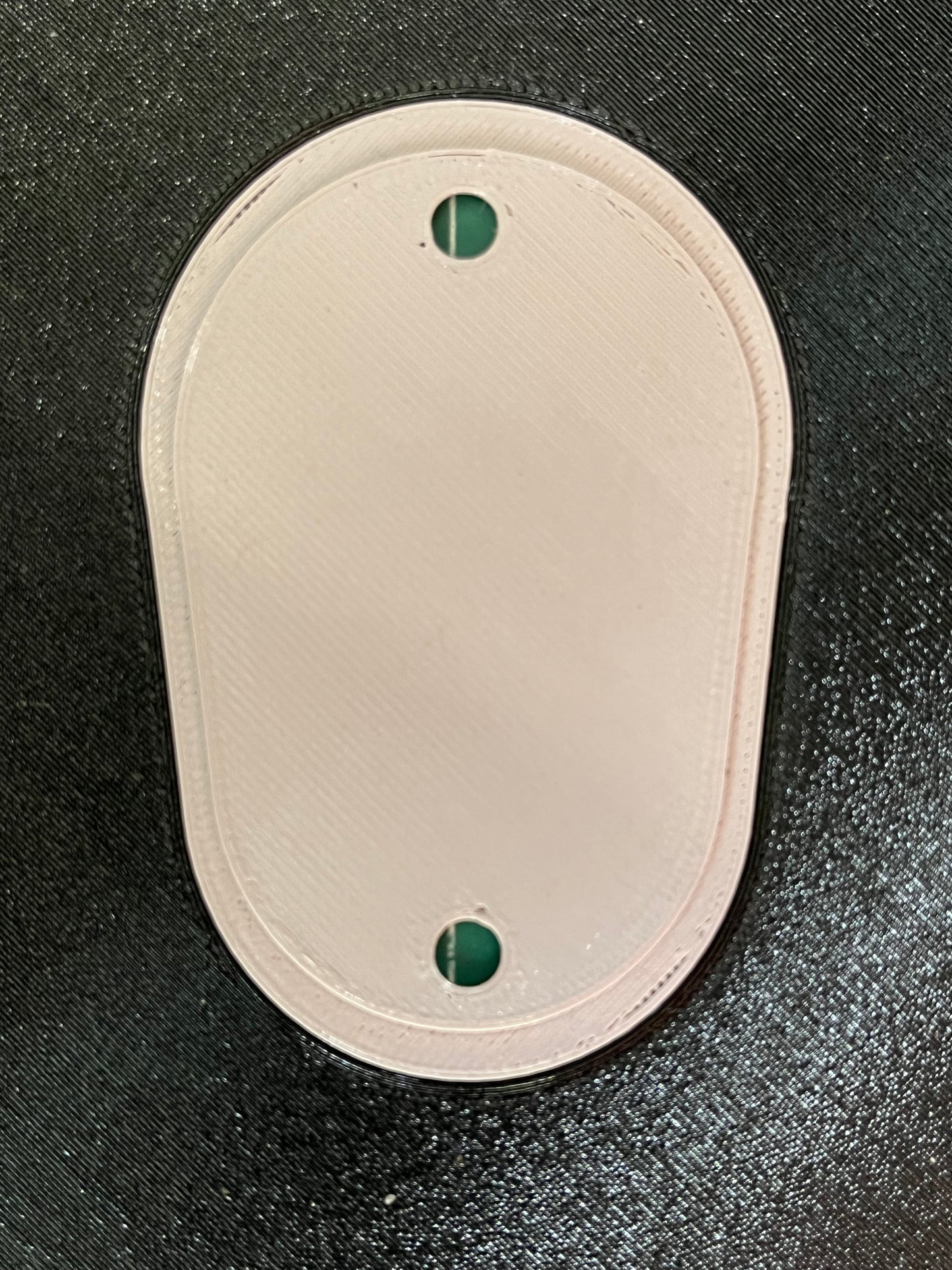 Dual Color Headlight Delete Panel - Border, Letter and Screw Risers same color
