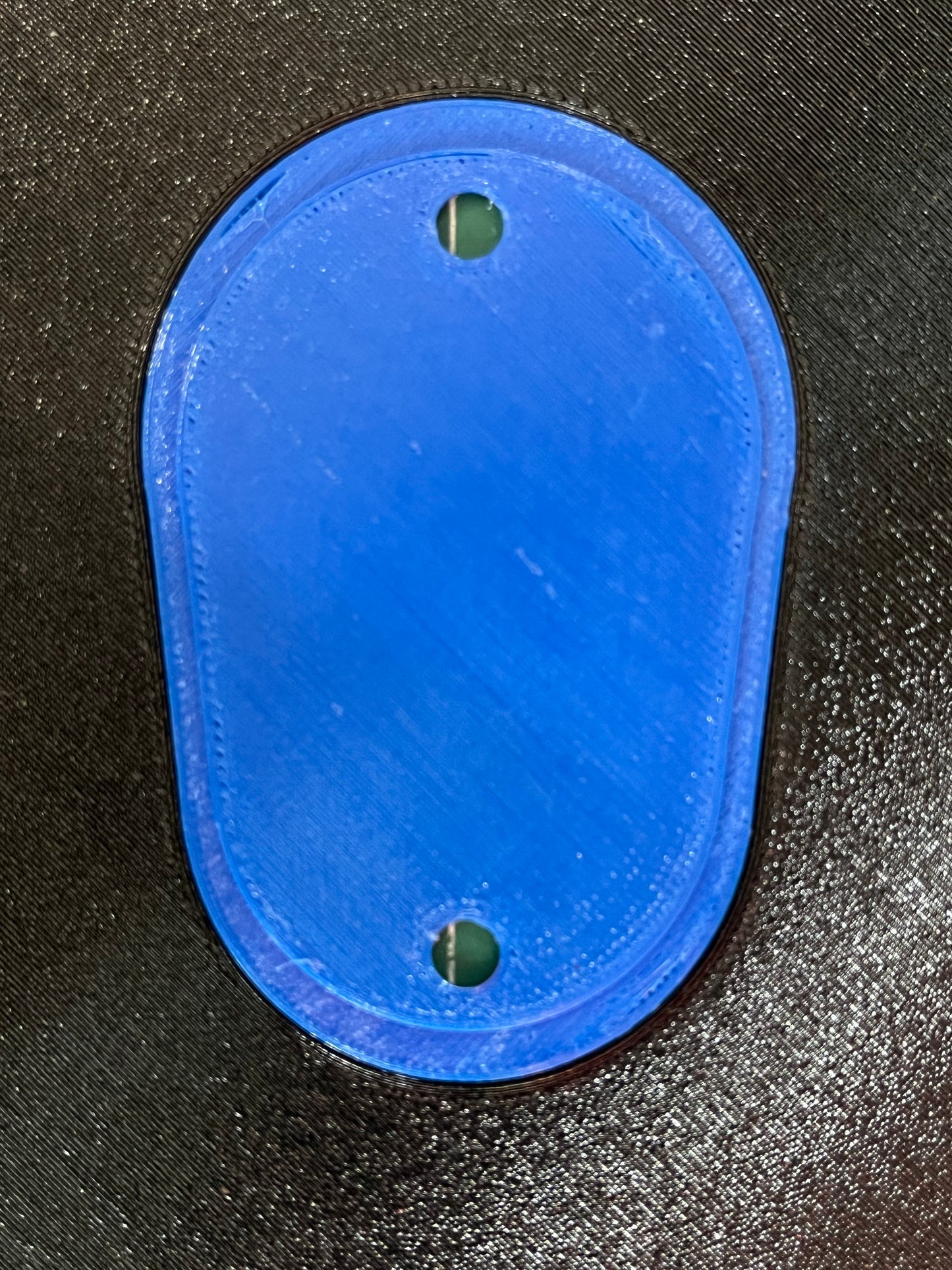 Dual Color Headlight Delete Panel - Border, Letter and Screw Risers same color